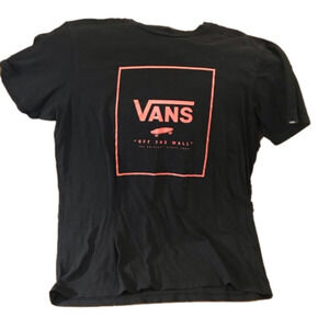 𝅺vans T-shirt.  Men’s size XL. Slim fit.  Black.  Unisex.